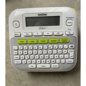 Brothers p-touch label maker PTD210 Easy to use label maker one-touch keys multi